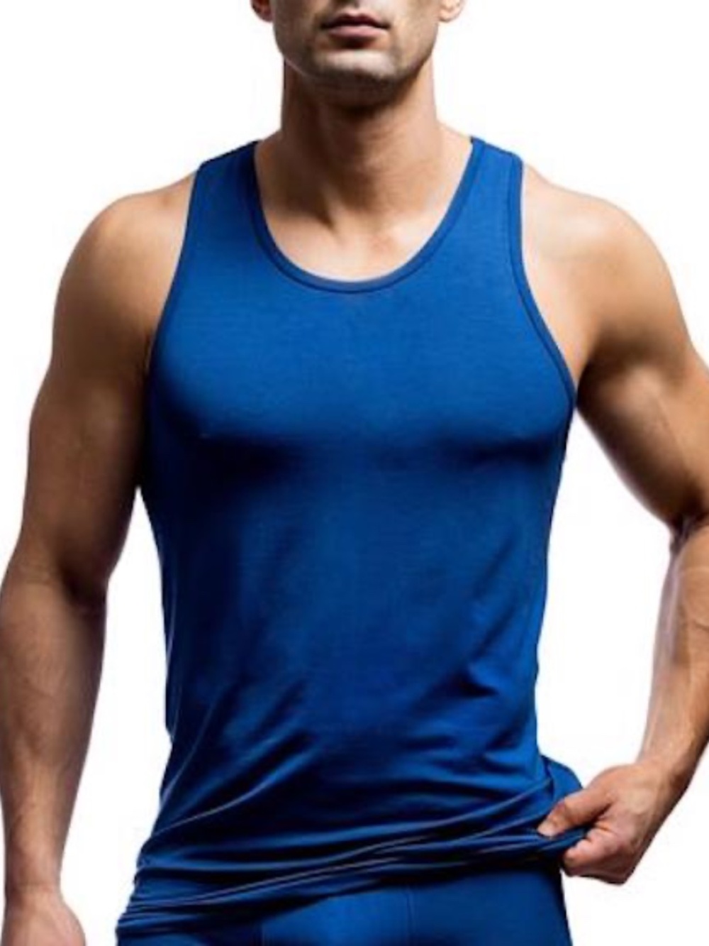 Tulio Tank Top Medium Gently worn 96% viscose/4% elastane 21% armpit to armpit